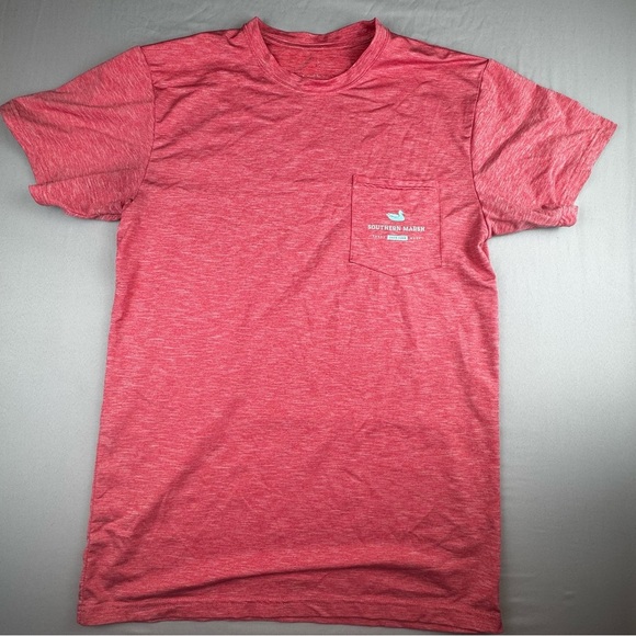 FieldTec Heather Performance Tee - Tuna in Strawberry Fizz by Southern Marsh - Picture 1 of 6